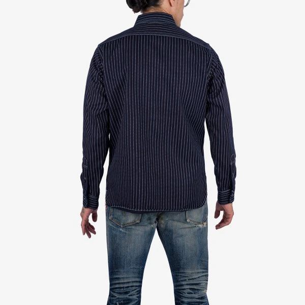 12oz Wabash Work Shirt - Indigo 5 12oz Wabash Work Shirt - Indigo - Image 3