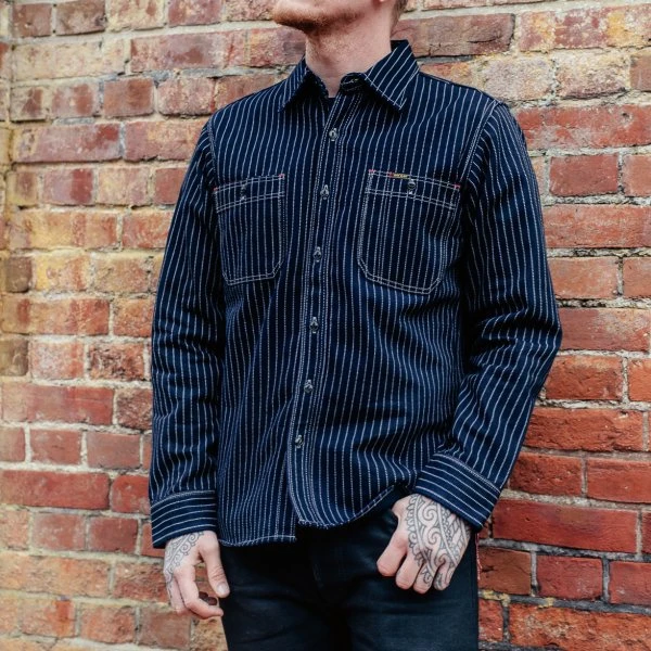 12oz Wabash Work Shirt - Indigo 6 12oz Wabash Work Shirt - Indigo - Image 4