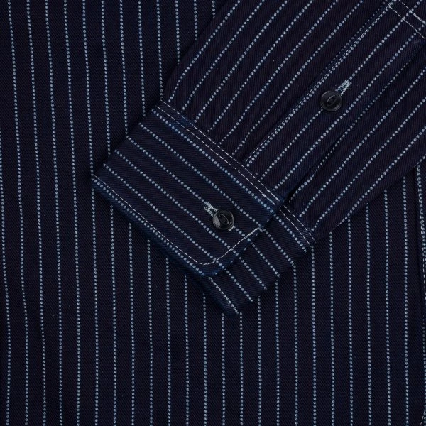12oz Wabash Work Shirt - Indigo 11 12oz Wabash Work Shirt - Indigo - Image 9