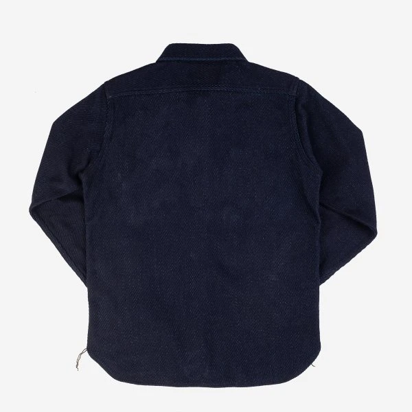 14oz Kersey Work Shirt - Indigo 6 14oz Kersey Work Shirt - Indigo - Image 4