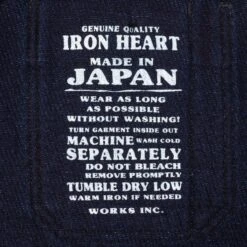 14oz Kersey Work Shirt - Indigo 25 14oz Kersey Work Shirt - Indigo -Denim Clothing-Iron Heart International ihsh 288 IND 6