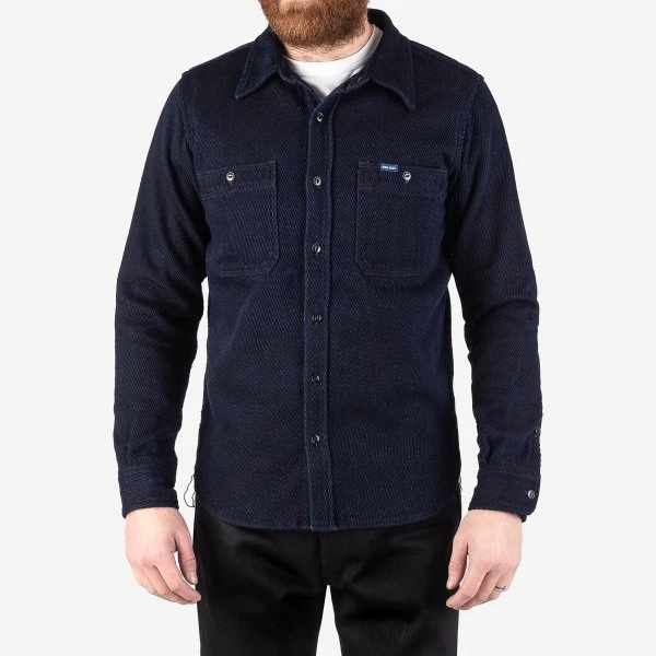 14oz Kersey Work Shirt - Indigo 3 14oz Kersey Work Shirt - Indigo