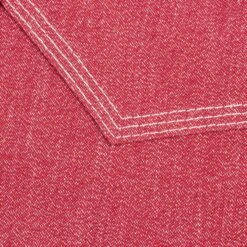 10oz Mock Twist Selvedge Chambray Western Shirt - Red 'The Salt And Cayenne' -Denim Clothing-Iron Heart International ihsh 289 red 6