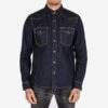 18oz Vintage Selvedge Denim CPO Shirt - Indigo