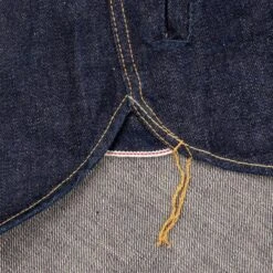 18oz Vintage Selvedge Denim CPO Shirt - Indigo -Denim Clothing-Iron Heart International ihsh 292 ind 13