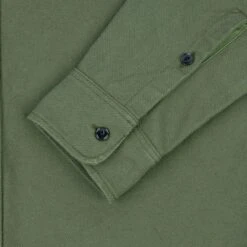 13oz Military Serge Work Shirt - Olive -Denim Clothing-Iron Heart International ihsh 307 olv 8
