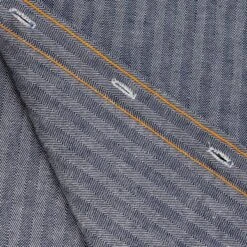 12oz Herringbone Work Shirt - Indigo -Denim Clothing-Iron Heart International ihsh 308 ind 10