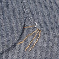 12oz Herringbone Work Shirt - Indigo -Denim Clothing-Iron Heart International ihsh 308 ind 9