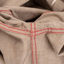 10oz Selvedge Chambray Western Shirt - Khaki -Denim Clothing-Iron Heart International ihsh 315 kha 10