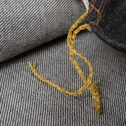 12oz Selvedge Denim Western Shirt - Black -Denim Clothing-Iron Heart International ihsh 33 blk 11