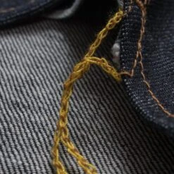 12oz Selvedge Denim Western Shirt - Indigo -Denim Clothing-Iron Heart International ihsh 33 ind 8