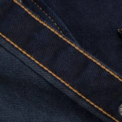 12oz Selvedge Denim Western Shirt - Indigo Overdyed Black -Denim Clothing-Iron Heart International ihsh 33 od 13
