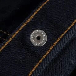 12oz Selvedge Denim Western Shirt - Indigo Overdyed Black -Denim Clothing-Iron Heart International ihsh 33 od 17