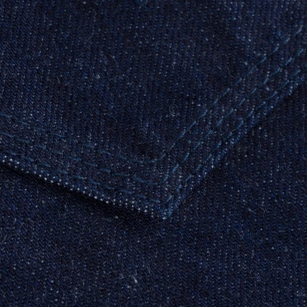 12oz Selvedge Denim Western Shirt With Tonal Stitching - Indigo 17 12oz Selvedge Denim Western Shirt With Tonal Stitching - Indigo - Image 15