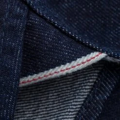 12oz Selvedge Denim Western Shirt With Tonal Stitching - Indigo 34 12oz Selvedge Denim Western Shirt With Tonal Stitching - Indigo -Denim Clothing-Iron Heart International ihsh 33 t 15