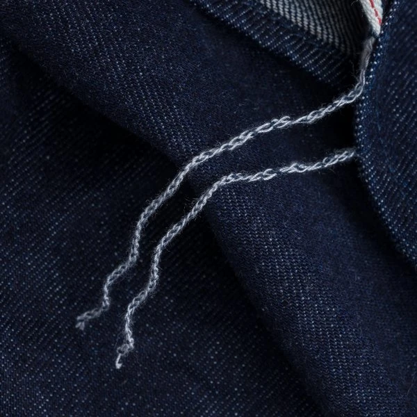 12oz Selvedge Denim Western Shirt With Tonal Stitching - Indigo 19 12oz Selvedge Denim Western Shirt With Tonal Stitching - Indigo - Image 17