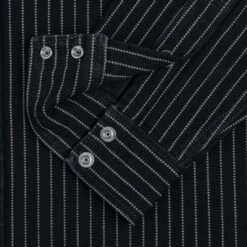 12oz Wabash Western Shirt - Black -Denim Clothing-Iron Heart International ihsh 62 blk 11