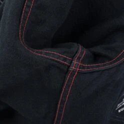 12oz Wabash Western Shirt - Black -Denim Clothing-Iron Heart International ihsh 62 blk 13