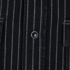 12oz Wabash Western Shirt - Black -Denim Clothing-Iron Heart International ihsh 62 blk 9