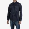 12oz Wabash Western Shirt - Indigo -Denim Clothing-Iron Heart International ihsh 62 ind