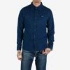 Waffle Work Shirt - Indigo -Denim Clothing-Iron Heart International ihsh 96
