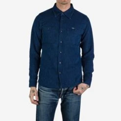 Waffle Work Shirt - Indigo