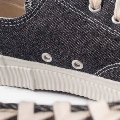 21oz Selvedge Denim Low-Top Sneakers - Indigo -Denim Clothing-Iron Heart International ihsn 01 ind 3