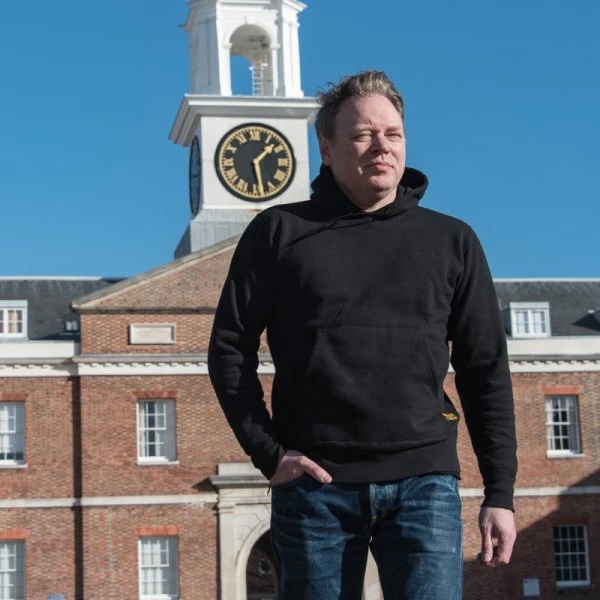 14oz Ultra Heavyweight Loopwheel Cotton Hoodie - Black 5 14oz Ultra Heavyweight Loopwheel Cotton Hoodie - Black - Image 3