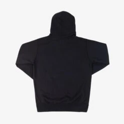 14oz Ultra Heavyweight Loopwheel Cotton Hoodie - Black 13 14oz Ultra Heavyweight Loopwheel Cotton Hoodie - Black -Denim Clothing-Iron Heart International ihsw 49 blk 3