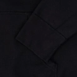 14oz Ultra Heavyweight Loopwheel Cotton Hoodie - Black 17 14oz Ultra Heavyweight Loopwheel Cotton Hoodie - Black -Denim Clothing-Iron Heart International ihsw 49 blk 7