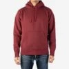 14oz Ultra Heavyweight Loopwheel Cotton Hoodie - Burgundy -Denim Clothing-Iron Heart International ihsw 49 bur