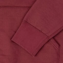 14oz Ultra Heavyweight Loopwheel Cotton Hoodie - Burgundy 16 14oz Ultra Heavyweight Loopwheel Cotton Hoodie - Burgundy -Denim Clothing-Iron Heart International ihsw 49 bur 6