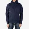 14oz Ultra Heavyweight Loopwheel Cotton Hoodie - Navy -Denim Clothing-Iron Heart International ihsw 49 nav