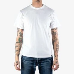 6.5oz Loopwheel Crew Neck T-Shirt - White