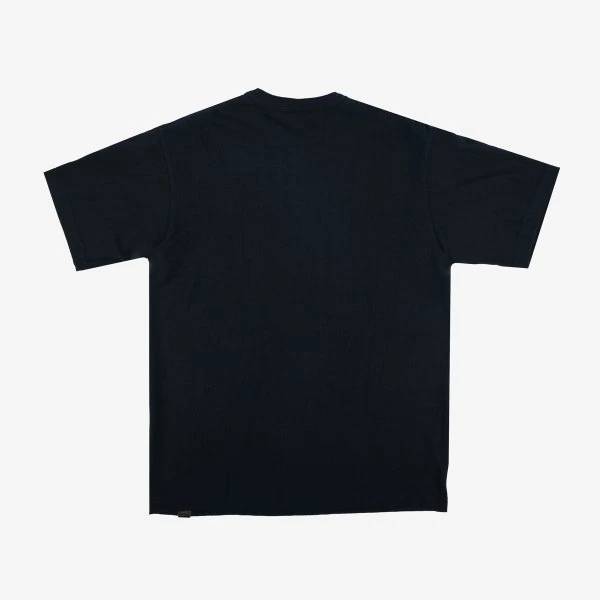 6.5oz Loopwheel Crew Neck T-Shirt With Longer Body - Black 4 6.5oz Loopwheel Crew Neck T-Shirt With Longer Body - Black - Image 2