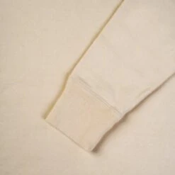 11oz Cotton Knit Long Sleeved Crew Neck Sweater - Cream -Denim Clothing-Iron Heart International ihtl 1501 crm 4