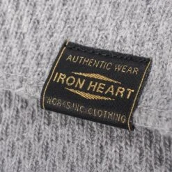 Cotton Knit Crew Neck Long Sleeved Thermal Sweater - Grey 15 Cotton Knit Crew Neck Long Sleeved Thermal Sweater - Grey -Denim Clothing-Iron Heart International ihtl 1700 gry 5