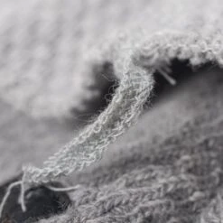 Cotton Knit Crew Neck Long Sleeved Thermal Sweater - Grey 17 Cotton Knit Crew Neck Long Sleeved Thermal Sweater - Grey -Denim Clothing-Iron Heart International ihtl 1700 gry 7