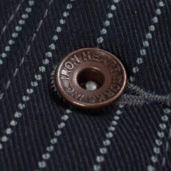 12oz Wabash/Duck Work Vest - Indigo/Navy -Denim Clothing-Iron Heart International ihv 02 ind 7