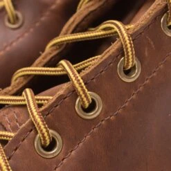 Iron Heart Int'l X Wesco® - 7" Domain Toe Cap Boot - British Tan -Denim Clothing-Iron Heart International ihwe alex tan 6