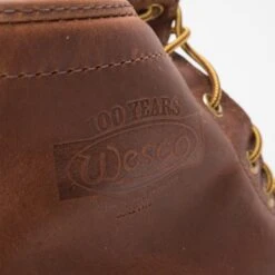 Iron Heart Int'l X Wesco® - 7" Domain Toe Cap Boot - British Tan -Denim Clothing-Iron Heart International ihwe alex tan 7