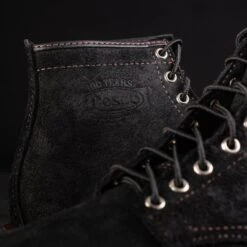 Iron Heart Int'l X Wesco® - 7" Rough-Out "Foot Patrol" - Black -Denim Clothing-Iron Heart International ihwe fp6 5