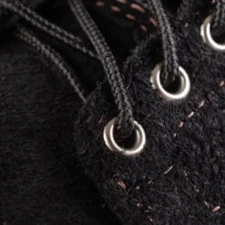 Iron Heart Int'l X Wesco® - 7" Rough-Out "Foot Patrol" - Black -Denim Clothing-Iron Heart International ihwe fp6 6