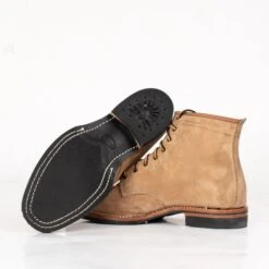 Iron Heart Int'l X Wesco® - Rough-Out "Foot Patrol" - Burlap -Denim Clothing-Iron Heart International ihwe fp7 2