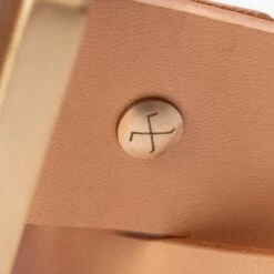 OGL Single Prong Garrison Buckle Leather Belt - Natural -Denim Clothing-Iron Heart International ogl belt spgar nat 5