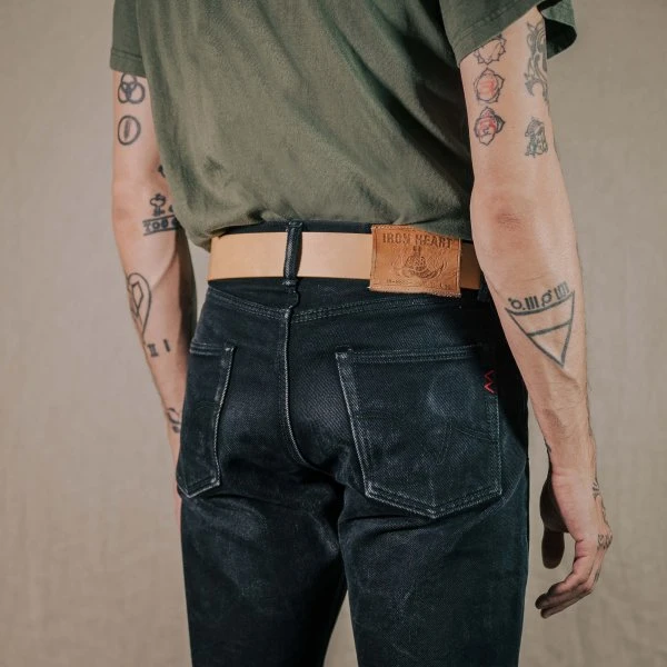 OGL Vintage 1.75" Leather Belt - Natural 4 OGL Vintage 1.75" Leather Belt - Natural - Image 2