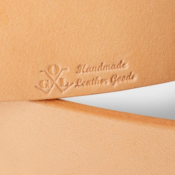 OGL Vintage 1.75" Leather Belt - Natural 7 OGL Vintage 1.75" Leather Belt - Natural - Image 5