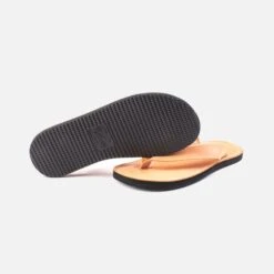 OGL X Dr. Sole Leather Thong Sandals - Natural -Denim Clothing-Iron Heart International ogl drsole thong nat 6