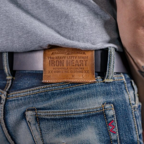 OGL Vintage Buckle Leather Belt - Black 5 OGL Vintage Buckle Leather Belt - Black - Image 3