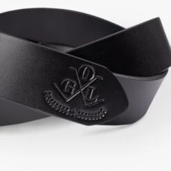 OGL Vintage Buckle Leather Belt - Black 14 OGL Vintage Buckle Leather Belt - Black -Denim Clothing-Iron Heart International ogl full vtg blk 4